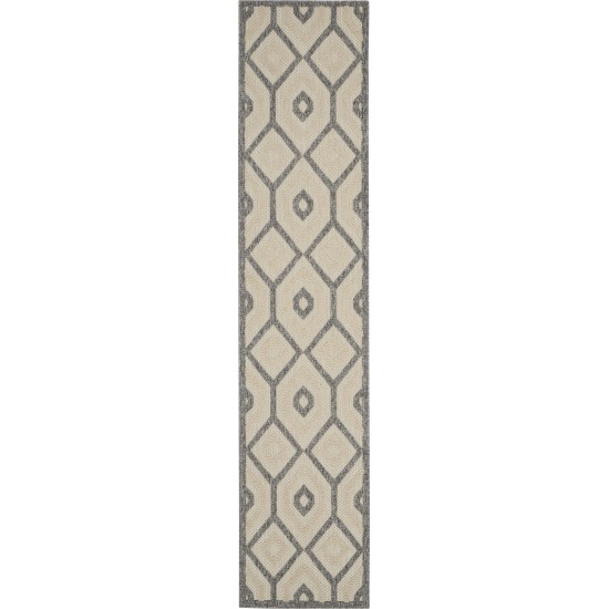 Nourison Cozumel CZM02 Runner Rug, Cream, 2'2" x 10'