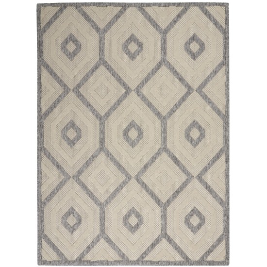 Nourison Cozumel CZM02 Area Rug, Cream, 4' x 6'