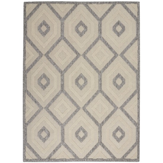 Nourison Cozumel CZM02 Area Rug, Cream, 6' x 9'