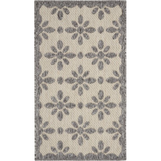 Nourison Cozumel CZM03 Area Rug, Cream, 2'2" x 3'9"