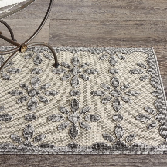 Nourison Cozumel CZM03 Area Rug, Cream, 2'2" x 3'9"