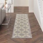 Nourison Cozumel CZM03 Runner Rug, Cream, 2'2" x 7'6"