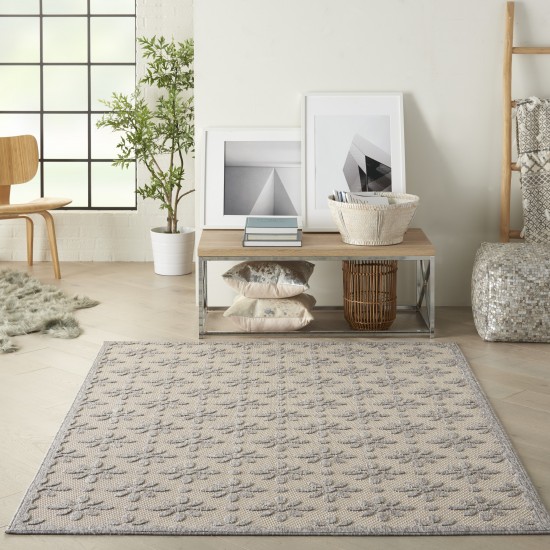 Nourison Cozumel CZM03 Area Rug, Cream, 4' x 6'