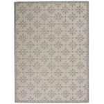 Nourison Cozumel CZM03 Area Rug, Cream, 5'3" x 7'3"