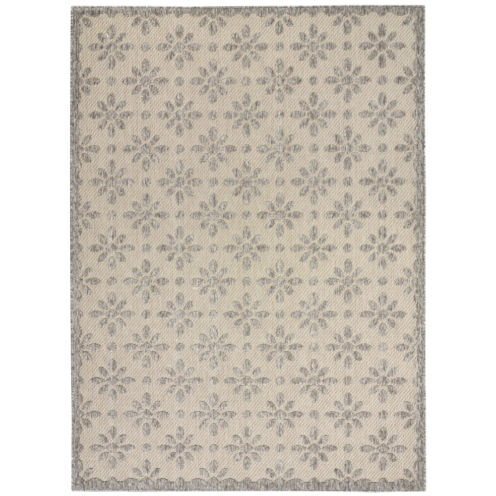 Nourison Cozumel CZM03 Area Rug, Cream, 6' x 9'