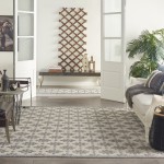 Nourison Cozumel CZM03 Area Rug, Cream, 7' x 10'