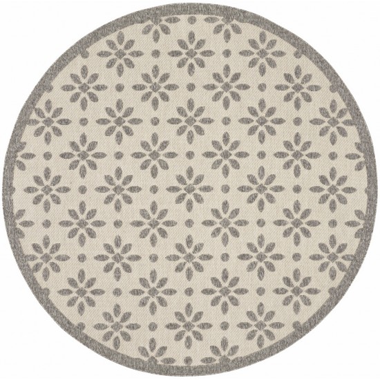 Nourison Cozumel CZM03 Area Rug, Cream, 7'10" x Round