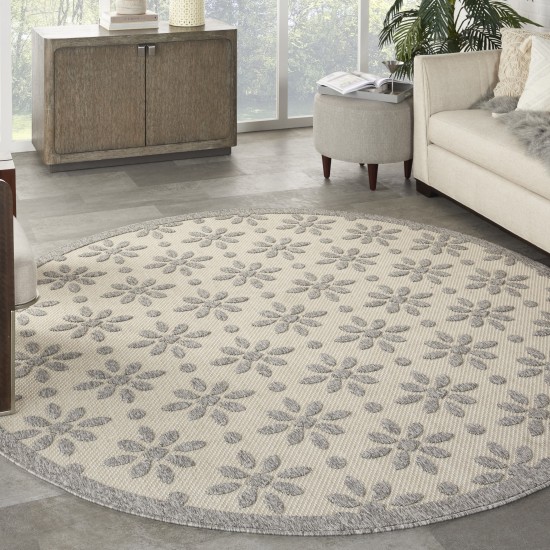 Nourison Cozumel CZM03 Area Rug, Cream, 7'10" x Round