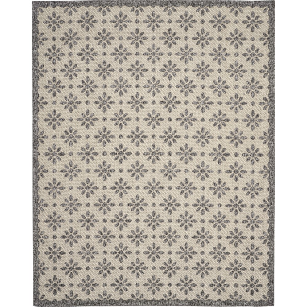 Nourison Cozumel CZM03 Area Rug, Cream, 8'10" x 11'10"