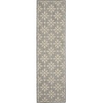 Nourison Cozumel CZM03 Runner Rug, Grey, 2'2" x 7'6"