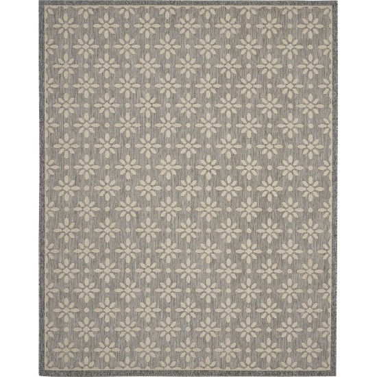 Nourison Cozumel CZM03 Area Rug, Grey, 7' x 10'