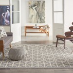 Nourison Cozumel CZM03 Area Rug, Grey, 7' x 10'