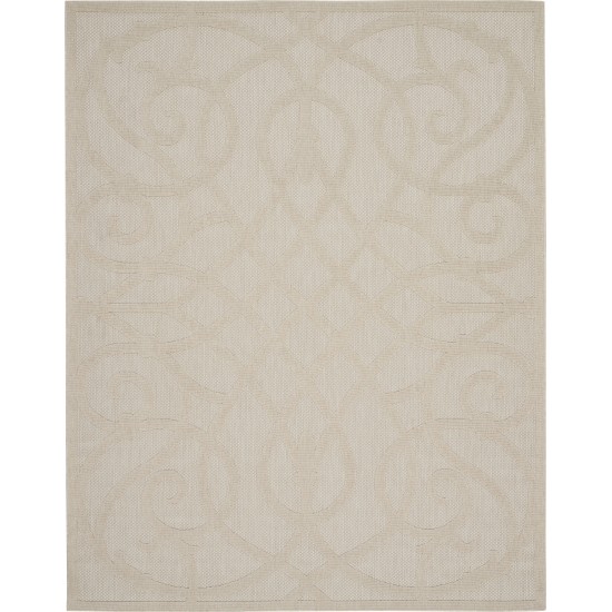 Nourison Cozumel CZM04 Area Rug, Cream, 7' x 10'