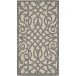 Nourison Cozumel CZM04 Area Rug, Cream/Grey, 2'2" x 3'9"