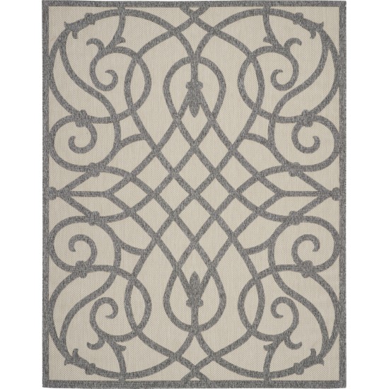 Nourison Cozumel CZM04 Area Rug, Cream/Grey, 7' x 10'