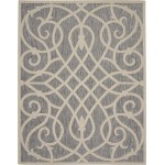 Nourison Cozumel CZM04 Area Rug, Grey, 7'10" x 9'10"