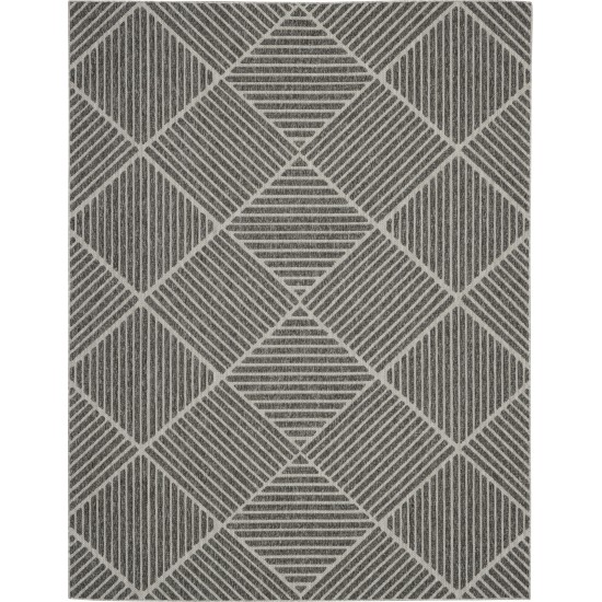 Nourison Cozumel CZM05 Area Rug, Dark Grey, 7' x 10'