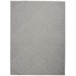 Nourison Cozumel CZM05 Area Rug, Light Grey, 4' x 6'