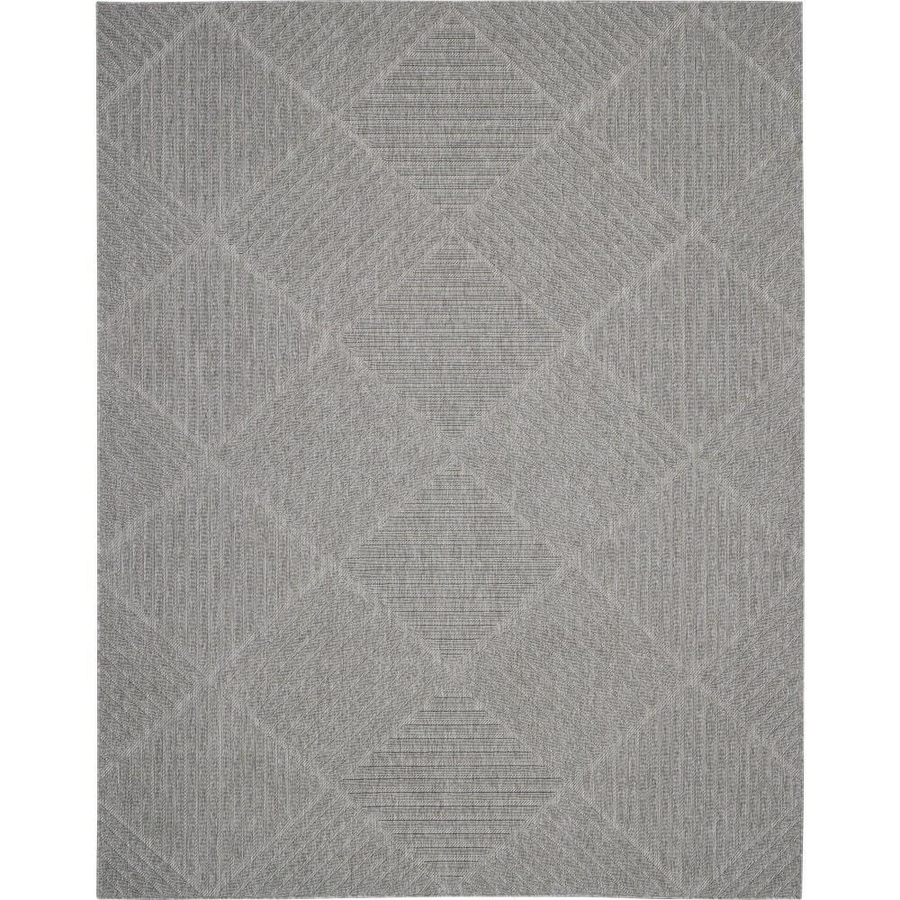 Nourison Cozumel CZM05 Area Rug, Light Grey, 7' x 10'