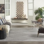 Nourison Cozumel CZM05 Area Rug, Light Grey, 7' x 10'