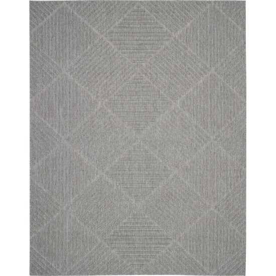 Nourison Cozumel CZM05 Area Rug, Light Grey, 7'10" x 9'10"