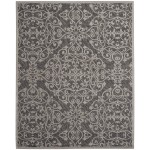 Nourison Damask DAS01 Area Rug, Grey, 8' x 10'