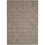 Nourison Damask DAS02 Area Rug, Grey, 5' x 7'