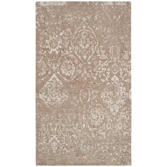 Nourison Damask DAS06 Area Rug, Beige/Ivory, 2'3" x 3'9"