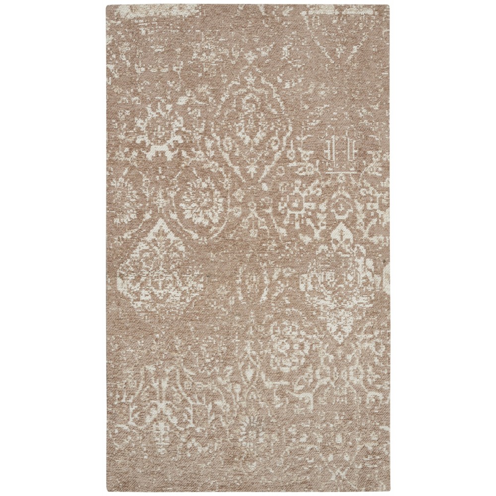 Nourison Damask DAS06 Area Rug, Beige/Ivory, 2'3" x 3'9"