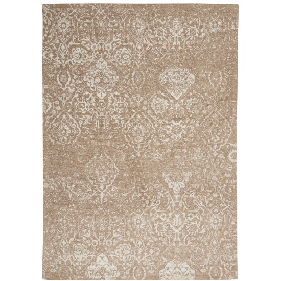 Nourison Damask DAS06 Area Rug, Beige/Ivory, 3'6" x 5'6"