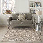 Nourison Damask DAS06 Area Rug, Beige/Ivory, 5' x 7'