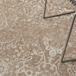 Nourison Damask DAS06 Area Rug, Beige/Ivory, 5' x 7'