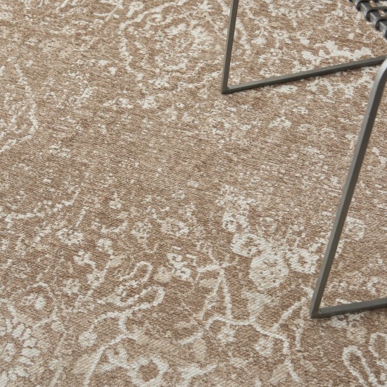 Nourison Damask DAS06 Area Rug, Beige/Ivory, 5' x 7'