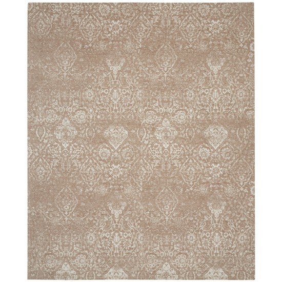 Nourison Damask DAS06 Area Rug, Beige/Ivory, 8' x 10'