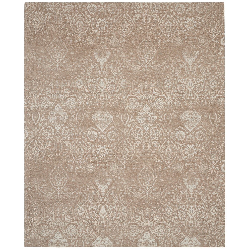 Nourison Damask DAS06 Area Rug, Beige/Ivory, 8' x 10'