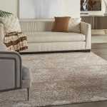 Nourison Damask DAS06 Area Rug, Beige/Ivory, 8' x 10'