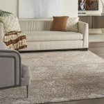 Nourison Damask DAS06 Area Rug, Beige/Ivory, 9' x 12'