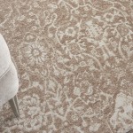 Nourison Damask DAS06 Area Rug, Beige/Ivory, 9' x 12'