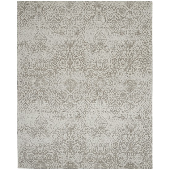 Nourison Damask DAS06 Area Rug, Ivory, 8' x 10'