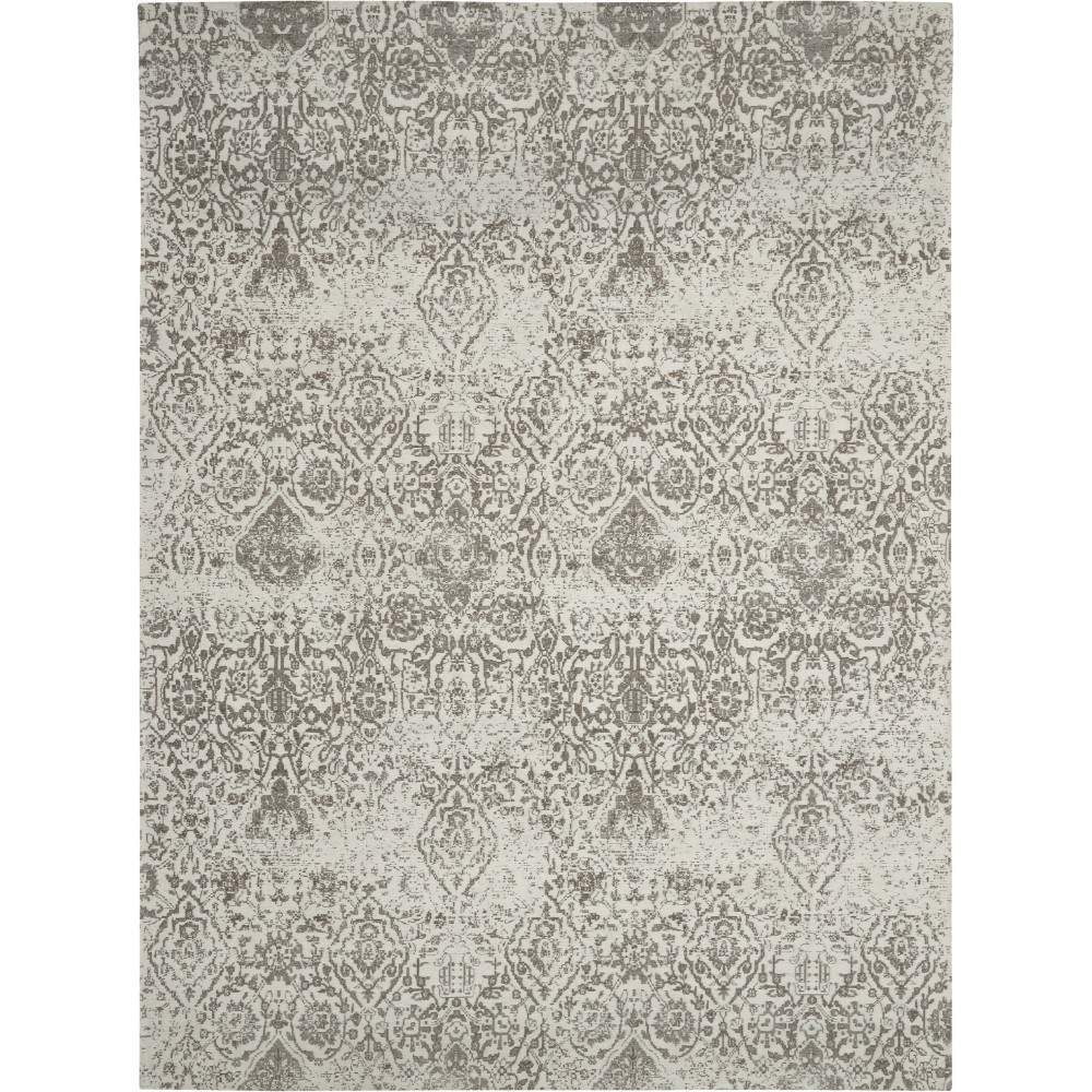 Nourison Damask DAS06 Area Rug, Ivory, 9' x 12' Nourison Damask DAS06 Area Rug, Ivory, 9' x 12'