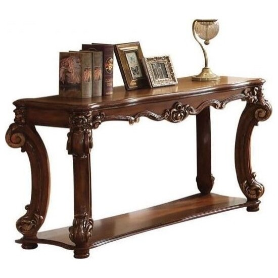 ACME Vendome Sofa Table, Cherry