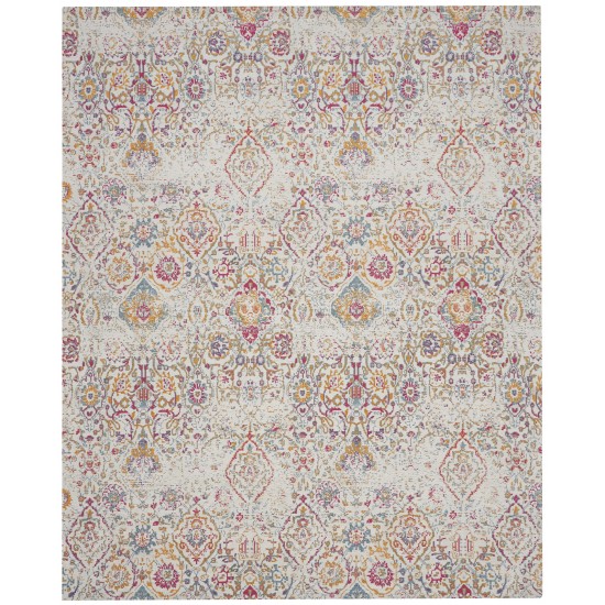 Nourison Damask DAS06 Area Rug, Multicolor, 8' x 10'