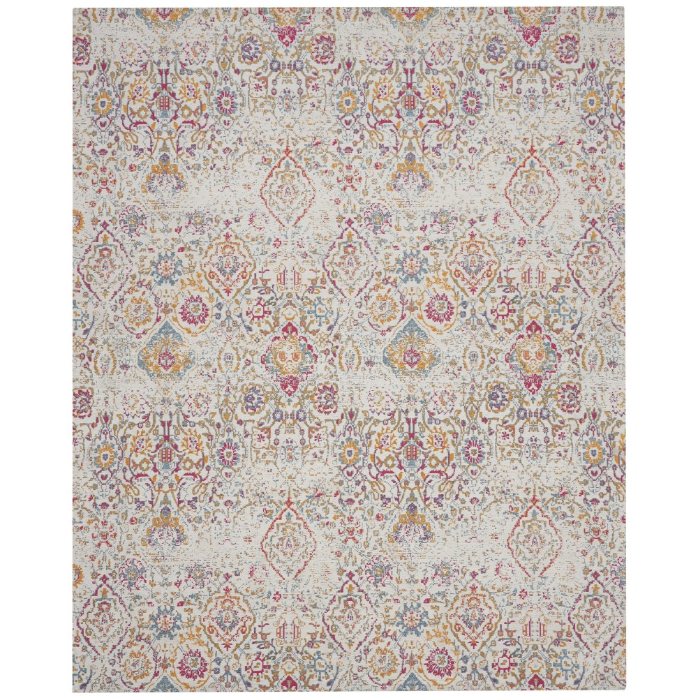 Nourison Damask DAS06 Area Rug, Multicolor, 8' x 10'