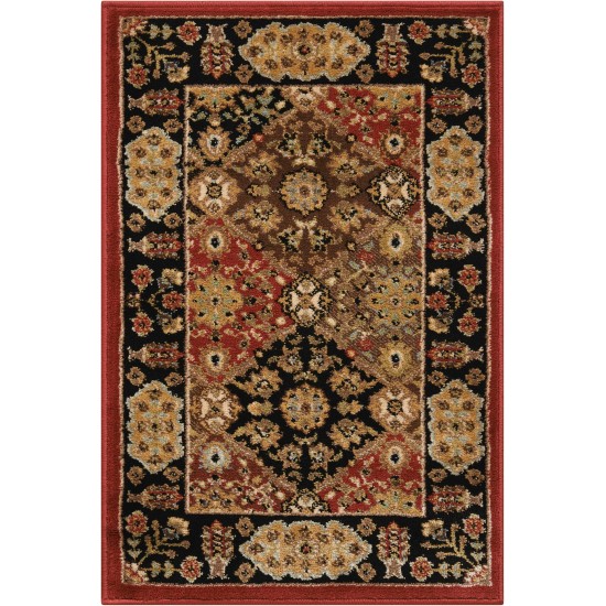 Nourison Delano DEL03 Area Rug, Multicolor, 2' x 3'