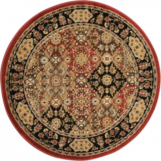 Nourison Delano DEL03 Area Rug, Multicolor, 3'4" x Round