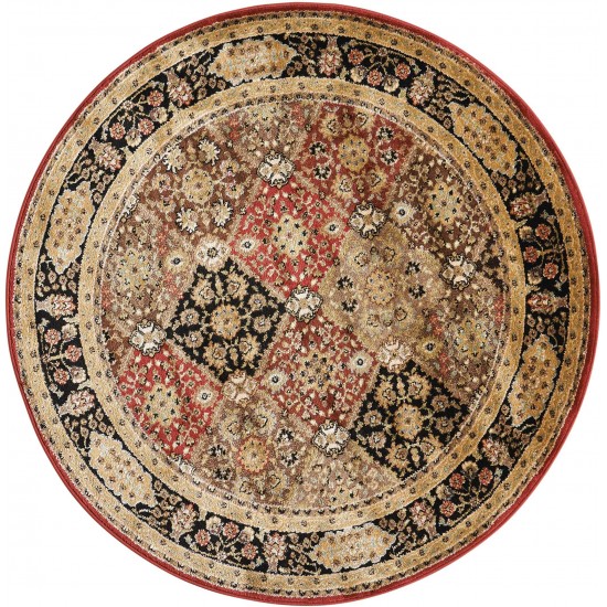 Nourison Delano DEL03 Area Rug, Multicolor, 5'3" x Round