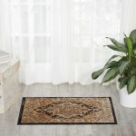 Nourison Delano DEL05 Area Rug, Black, 2' x 3'