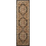 Nourison Delano DEL05 Runner Rug, Black, 2'2" x 7'6"