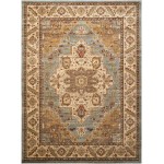 Nourison Delano DEL05 Area Rug, Blue, 7'10" x 10'10"