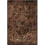 Nourison Delano DEL07 Area Rug, Espresso, 2' x 3'